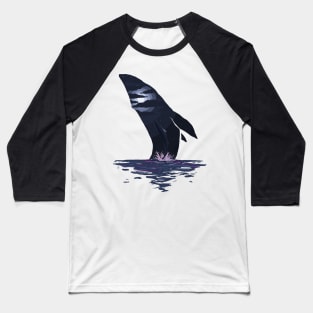 Night Breach : Blue Whale Baseball T-Shirt